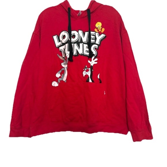 Looney Tunes Youth XXXL(21) Sweatshirt Hoodie Tweety, Sylvester Bugs Bunny - Picture 1 of 5